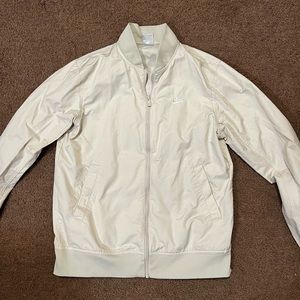Nike Men’s Small White Bomber Jacket